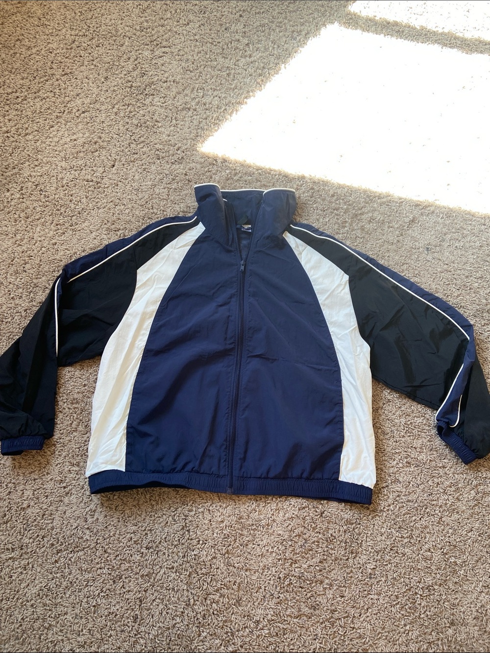 Navy Blue Windbreaker